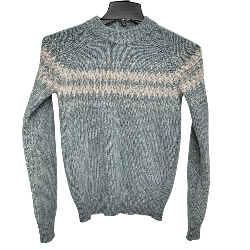 Sherpa Adventure Gear Dumji Crew Men Knit Pullover Sweater Sz Small Wool Blend